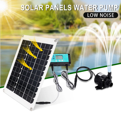 12V Brushless Solar Water Pump Kit – Ultra-Quiet Submersible Motor for Pools, Ponds, and Gardens