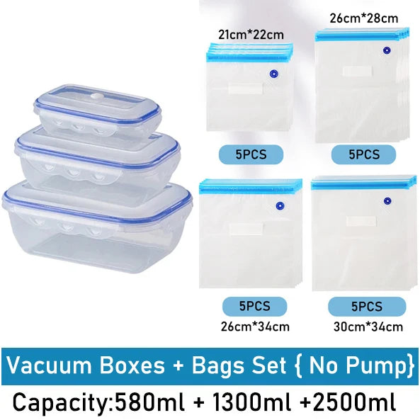 Eco-Friendly Vacuum Food Storage Box – Keep Your Food Fresh & Organized