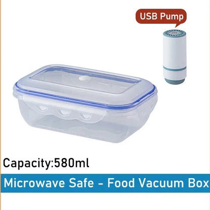 Eco-Friendly Vacuum Food Storage Box – Keep Your Food Fresh & Organized