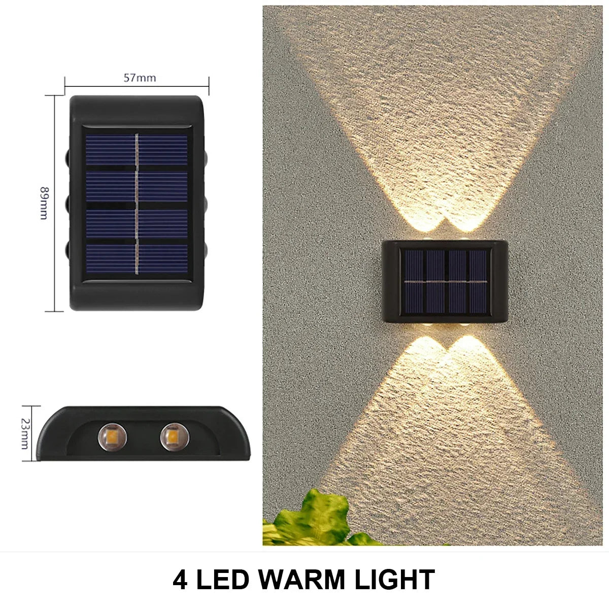 Solar Wall Lamp – Stylish, Energy-Efficient Outdoor Lighting