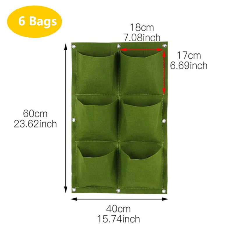 Wall Flower Grow Bags – Vertical Hanging Garden Planter