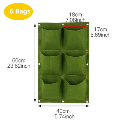 Wall Flower Grow Bags – Vertical Hanging Garden Planter