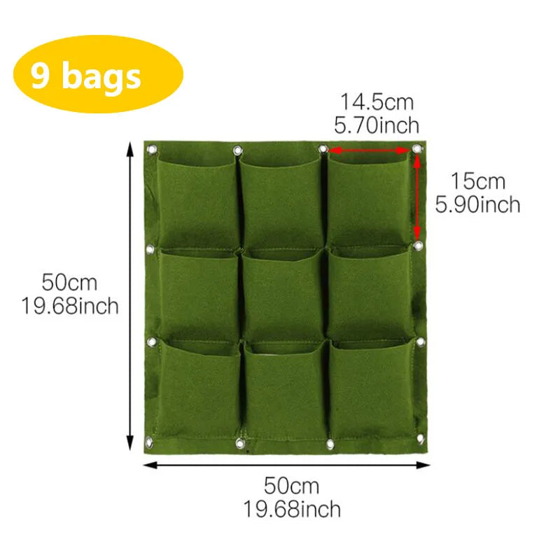 Wall Flower Grow Bags – Vertical Hanging Garden Planter