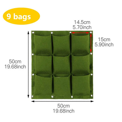 Wall Flower Grow Bags – Vertical Hanging Garden Planter