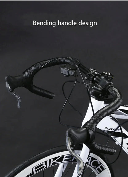 24/26 Inch Road Bicycle - Dual Disc Brake, 24-Speed, Ultra-Fast Racing Bike, High Carbon Steel Gravel Bike