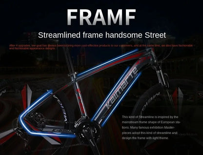 Shock-Absorbing Double Disc Brake MTB - 29-Inch Mountain Bike, Gravel Bike, Radial Wheel, Outdoor Bicycle for Adults