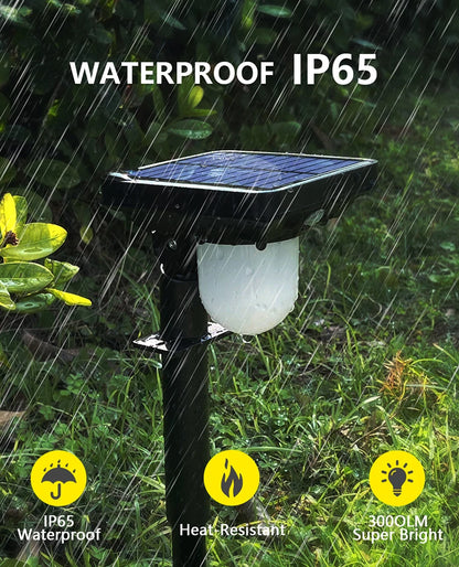 2/4 PCS Solar Motion Sensor Pathway Lights – Bright & Waterproof Outdoor Spotlights