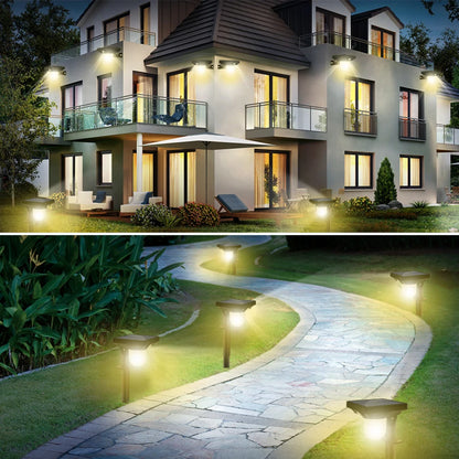 2/4 PCS Solar Motion Sensor Pathway Lights – Bright & Waterproof Outdoor Spotlights