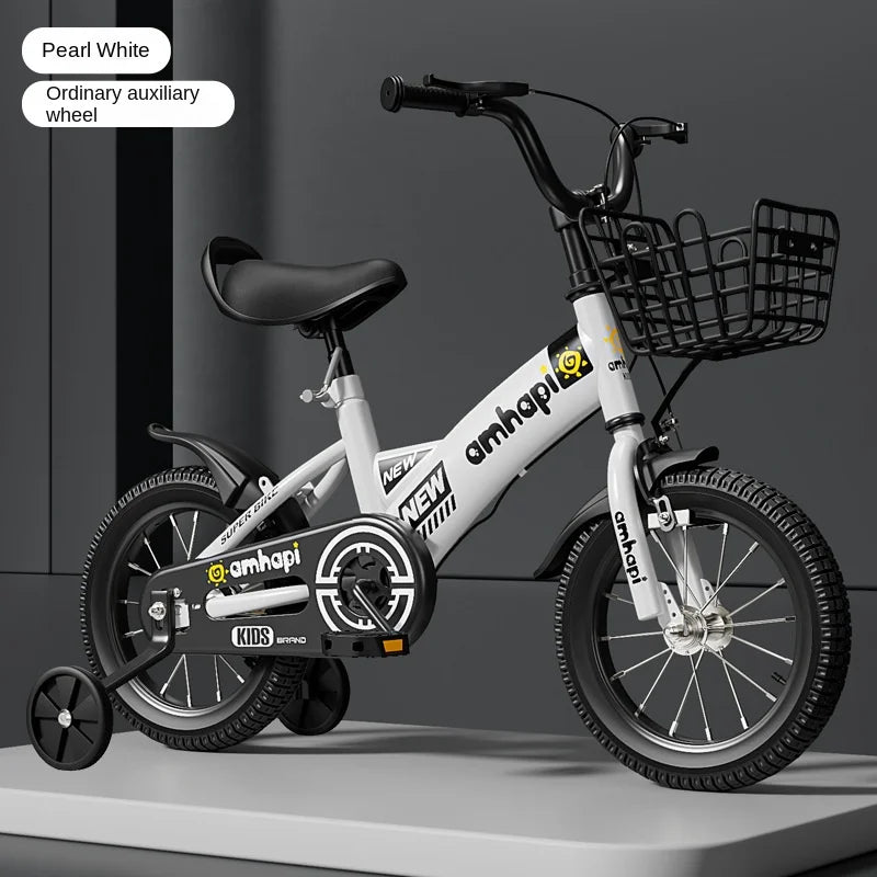 Children's Folding Bicycle Baby Stroller 12-20 Inch for Boys and Girls (Ages 2-10) - New Model 2024