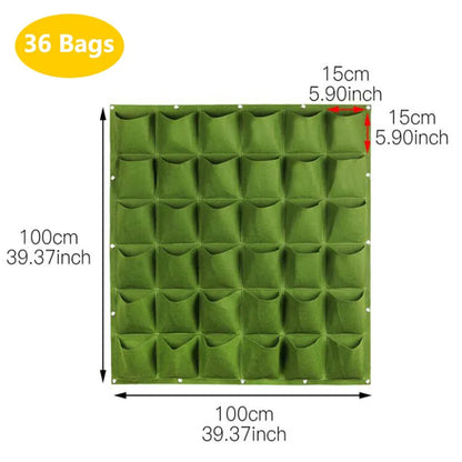 Wall Flower Grow Bags – Vertical Hanging Garden Planter