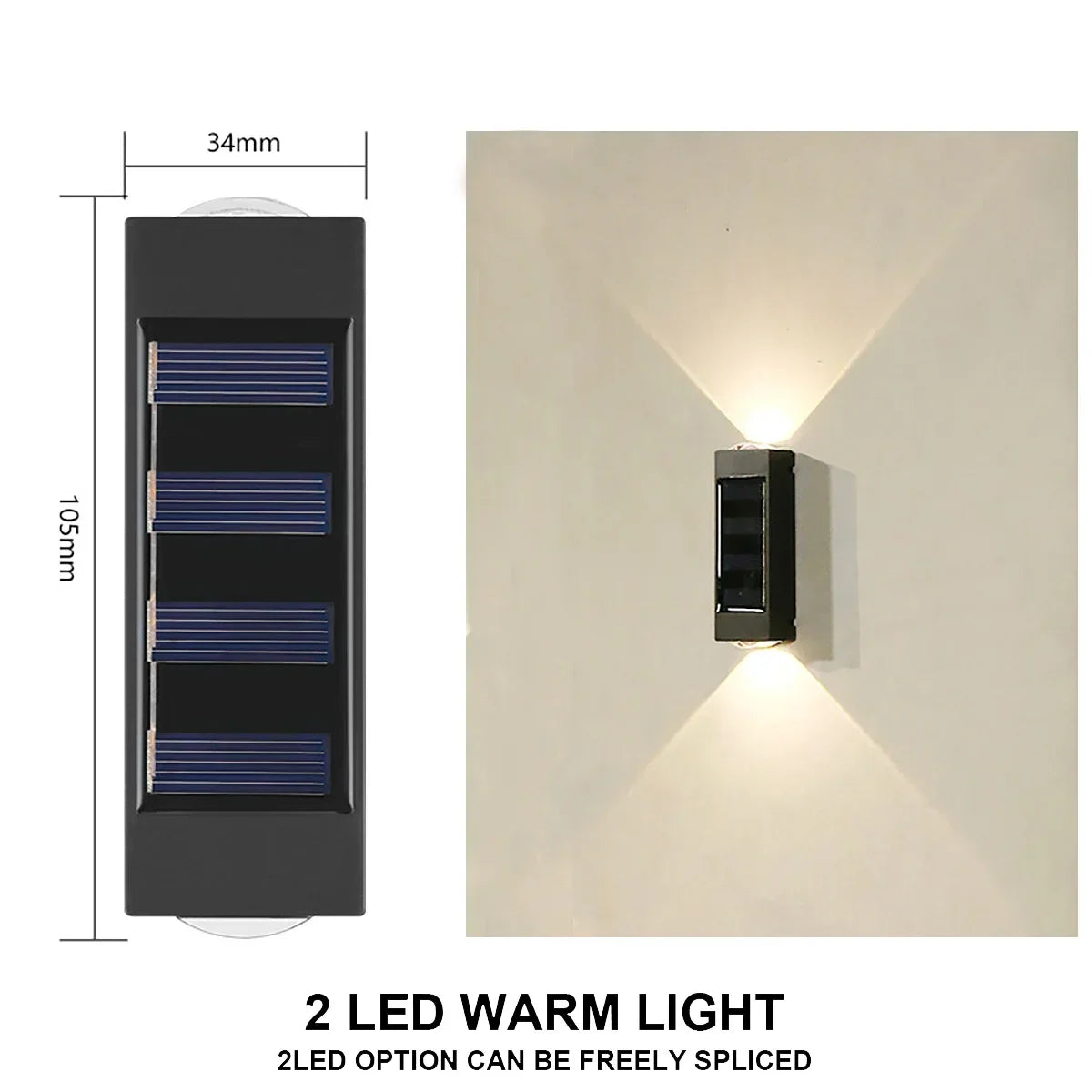 Solar Wall Lamp – Stylish, Energy-Efficient Outdoor Lighting