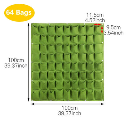 Wall Flower Grow Bags – Vertical Hanging Garden Planter