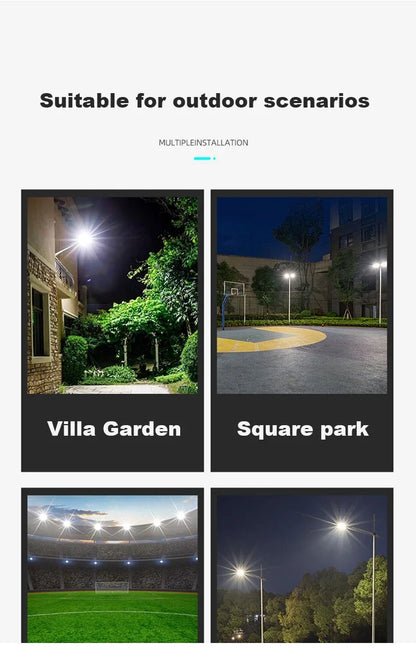 200W Solar Street Light – High-Powered Outdoor Illumination
