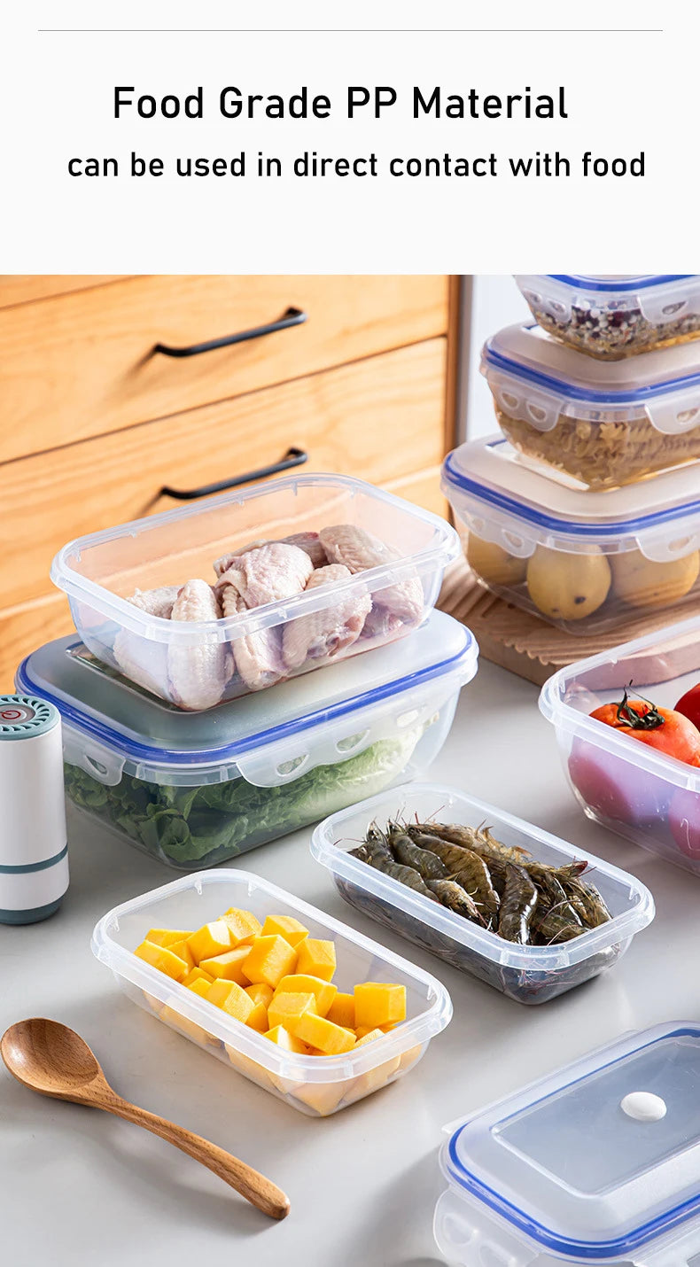 Eco-Friendly Vacuum Food Storage Box – Keep Your Food Fresh & Organized