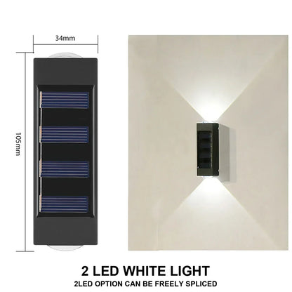 Solar Wall Lamp – Stylish, Energy-Efficient Outdoor Lighting