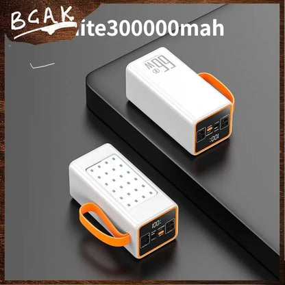 500000mAh 100000mAh 200000mAh 300000mAh Upgraded Version Super Powerbank Fast Charge Portable Power Bank Super Large Capacity