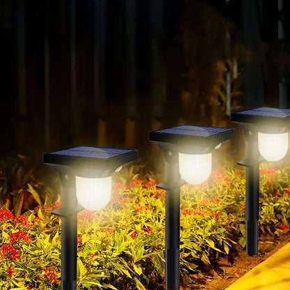 2/4 PCS Solar Motion Sensor Pathway Lights – Bright & Waterproof Outdoor Spotlights