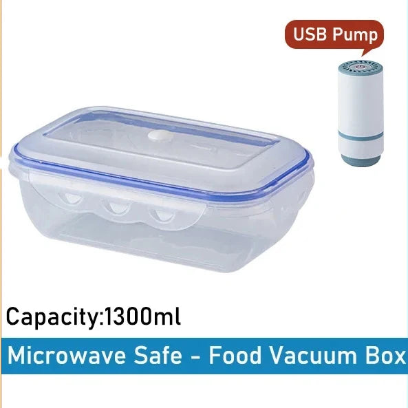 Eco-Friendly Vacuum Food Storage Box – Keep Your Food Fresh & Organized