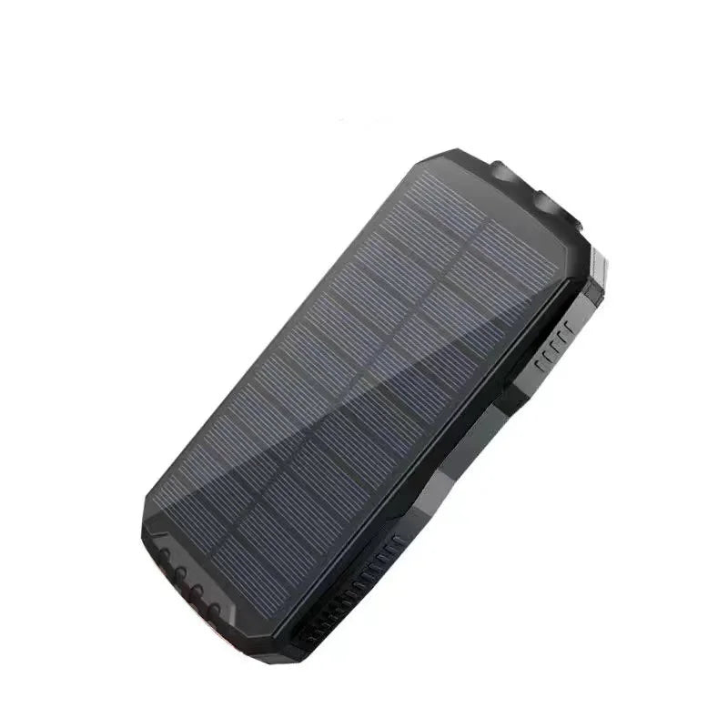 2025 100,000mAh Solar Power Bank – Qi Wireless Charger & Fast Charging