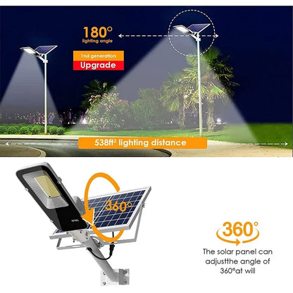 200W Solar Street Light – High-Powered Outdoor Illumination