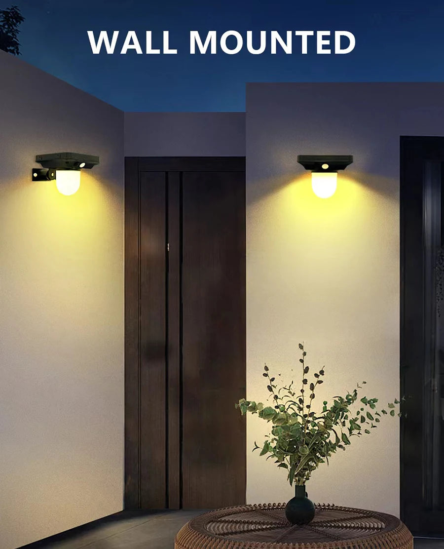 2/4 PCS Solar Motion Sensor Pathway Lights – Bright & Waterproof Outdoor Spotlights