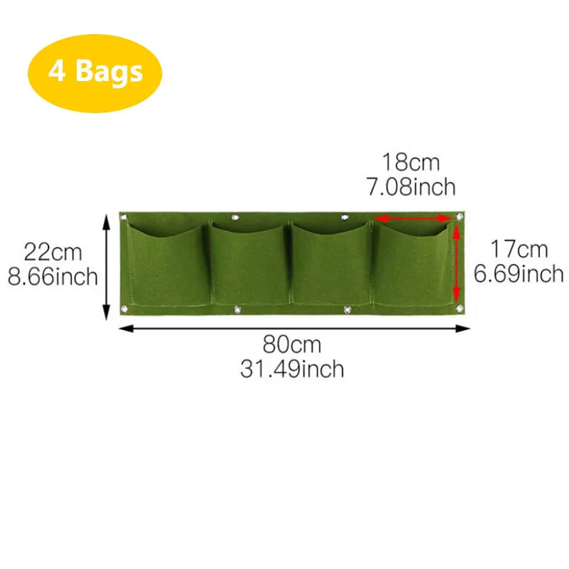 Wall Flower Grow Bags – Vertical Hanging Garden Planter