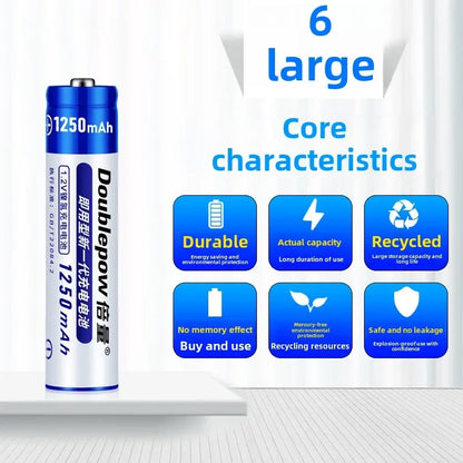AAA Rechargeable Battery – 1250mAh 1.2V Ni-MH