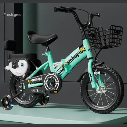 Children's Folding Bicycle Baby Stroller 12-20 Inch for Boys and Girls (Ages 2-10) - New Model 2024