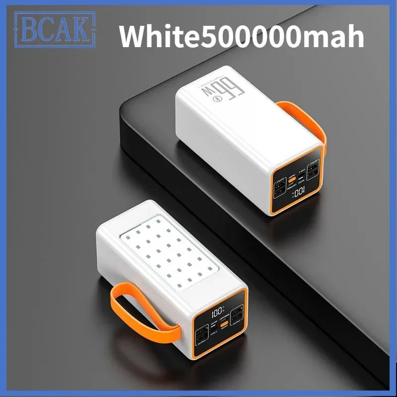 500000mAh 100000mAh 200000mAh 300000mAh Upgraded Version Super Powerbank Fast Charge Portable Power Bank Super Large Capacity