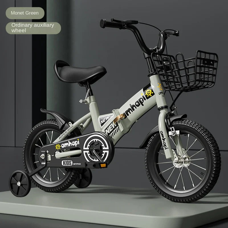 Children's Folding Bicycle Baby Stroller 12-20 Inch for Boys and Girls (Ages 2-10) - New Model 2024