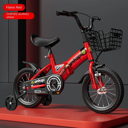 Children's Folding Bicycle Baby Stroller 12-20 Inch for Boys and Girls (Ages 2-10) - New Model 2024