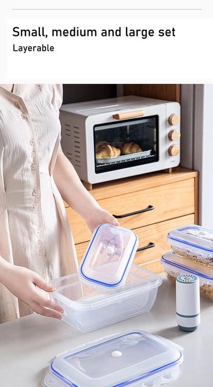 Eco-Friendly Vacuum Food Storage Box – Keep Your Food Fresh & Organized