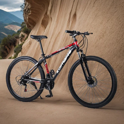 Shock-Absorbing Double Disc Brake MTB - 29-Inch Mountain Bike, Gravel Bike, Radial Wheel, Outdoor Bicycle for Adults