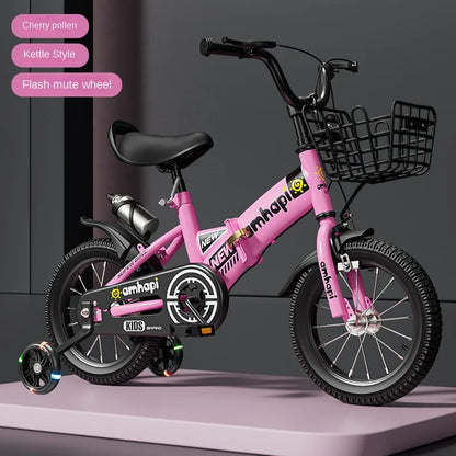 Children's Folding Bicycle Baby Stroller 12-20 Inch for Boys and Girls (Ages 2-10) - New Model 2024